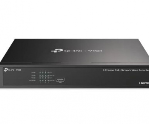 TP-LINK VIGI NVR1008H-8P 8 KANAL POE 1 SATA H265+ ONVIF NVR KAYIT CİHAZI