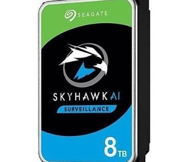 8 TB SEAGATE 3.5 SKYHAWK AI SATA 7200RPM 256MB 7/24 GUVENLIK ST8000VE001 (5 YIL RESMI DIST GARANTILI)