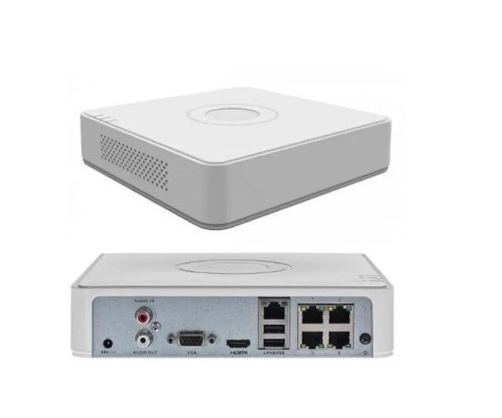 HIKVISION DS-7104NI-4 KANAL POE NVR KAYIT CIHAZI